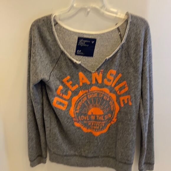 American Eagle Outfitters Tops - American Eagle AE gray sweatshirt small